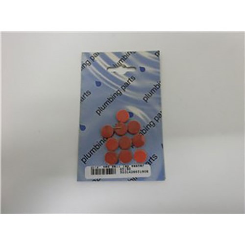 Express 1/2" Red Ball Cock Washer - Pack Quantity 10