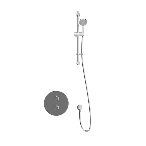 Express Enzo Concealed Shower with Round Kit - Chrome