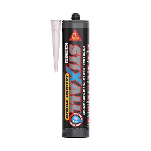 Sika Stixall Extreme Power Grab Adhesive & Sealant 290ml - Crystal Clear