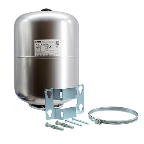Cimm ACS 18ltr 2.5 Bar Potable Expansion Vessel with Bracket - ACS CE18