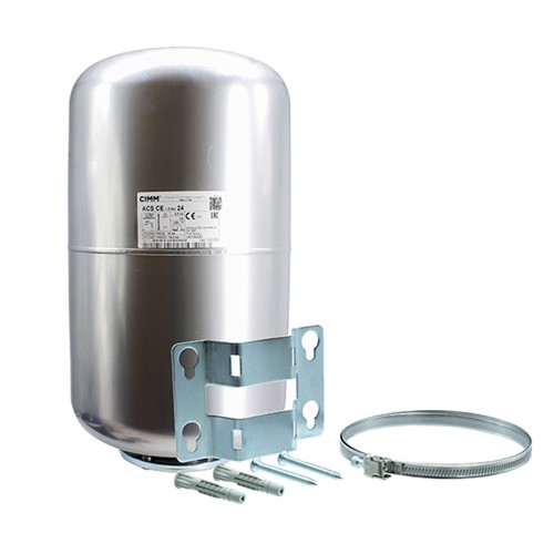 Cimm ACS 24ltr 2.5 Bar Potable Expansion Vessel with Bracket - ACS CE24