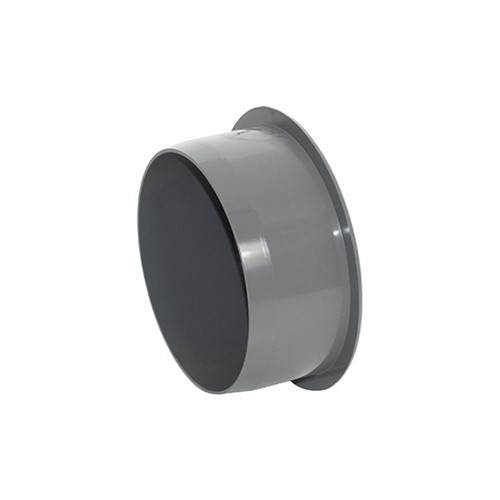 Floplast Ring Seal Soil 110mm Socket Plug - Grey - SP296G
