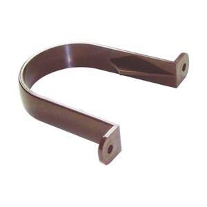 Floplast 68mm Round Downpipe Pipe Clip - Brown