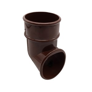 Floplast 68mm Round Downpipe Shoe - Brown