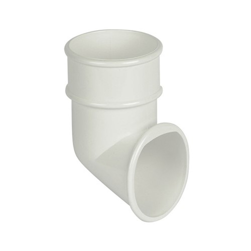 Floplast 68mm Round Downpipe Shoe - White
