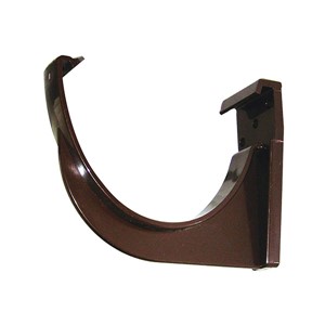 Floplast Hi-Cap 115mm Fascia Bracket - Brown