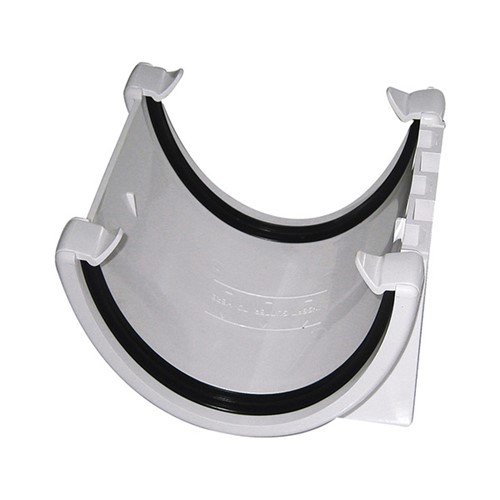Floplast Hi-Cap 115mm Union Bracket - White