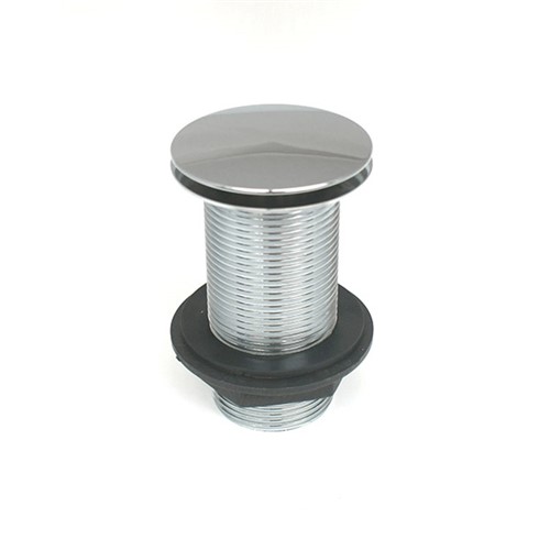 Epson Brass Body Unslotted Mushroom Clicker Basin Waste - Chrome - 368170