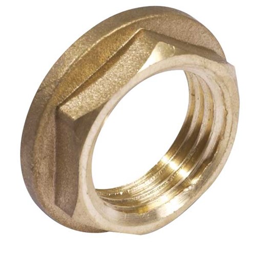 Express 1" Brass Hex Backnut
