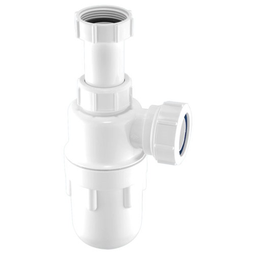 McAlpine 1 1/4" Bottle Trap with Adjustable Inlet - 75mm Water Seal