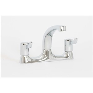 Alliance Skara 1/4 Turn Lever Deck Sink Mixer Chrome - 10135