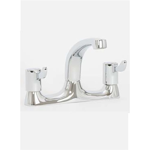Alliance Skara 1/4 Turn Lever Deck Sink Mixer Chrome - 10135