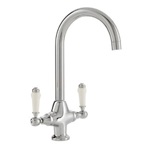 Alliance Melrose Luxury Cruciform Kitchen Sink Mixer Chrome - 14831