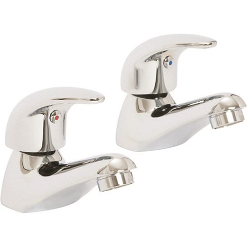 Alliance Barra Pair Bath Taps Chrome - 21020