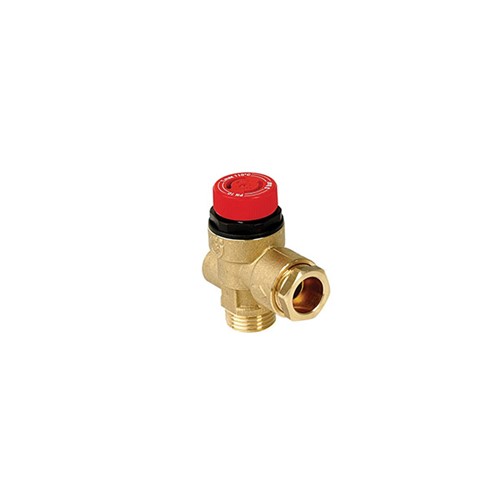 Altecnic 314 1/2" M x 1/2" F BSP 3 Bar Port Only Safety Relief Valve - A314437CST
