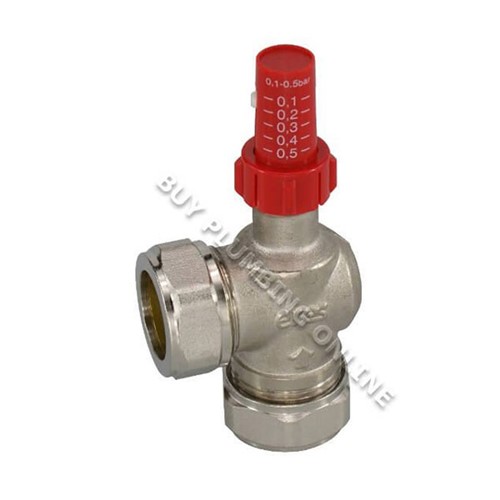 Altecnic Eres 22mm Automatic Angled Bypass Valve - ER-22MMANGBI