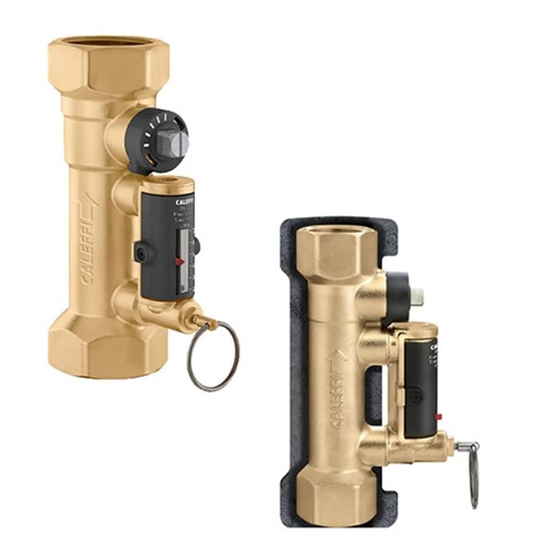 Altecnic 1 1/2" F BSP 30 - 120 l/min Balancing Valve with Flow Meter & Insulation Cover - 132802