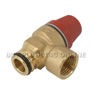 Altecnic 1/2" 6 Bar Pressure Relief Valve - 312007CST