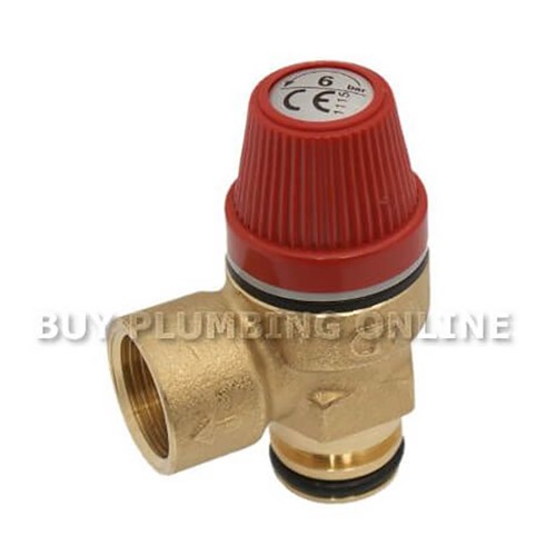 Altecnic 1/2" 6 Bar Pressure Relief Valve - 312007CST