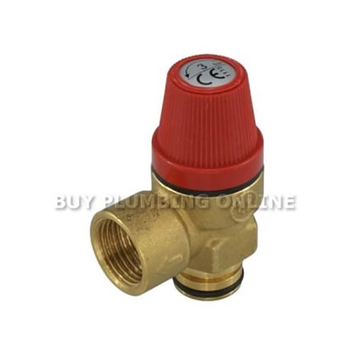 Altecnic 1/2" 3 Bar Pressure Relief Valve - 312404CST
