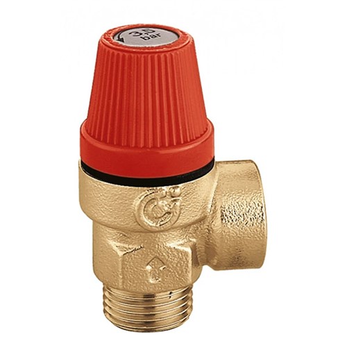 Altecnic 312 Series 1/2" x 1/2" 3 Bar Safety Relief Valve - 312430