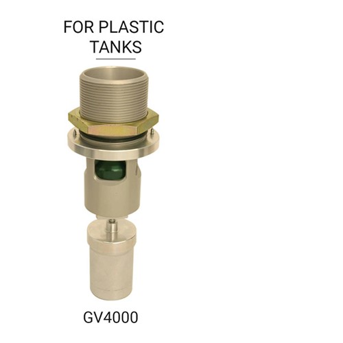 Atkinson Filstop 2" BSP with Fitted Flange & Nut Overfill Prevention Valve for Plastic Tanks - GV4000