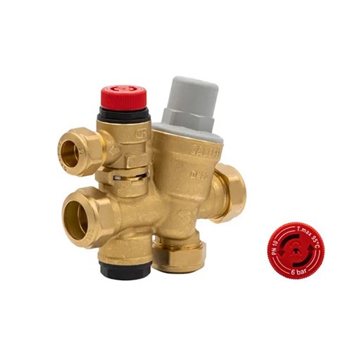 Caleffi 22mm 1 Piece 3/6 Bar Circlip Multibloc - 533112CST
