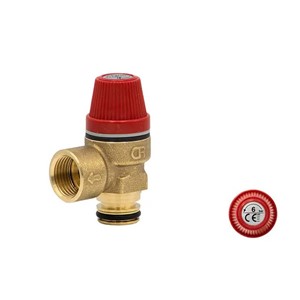 Altecnic 15mm Push Fit O-Ring 6 Bar Pressure Relief Valve - 312007CST