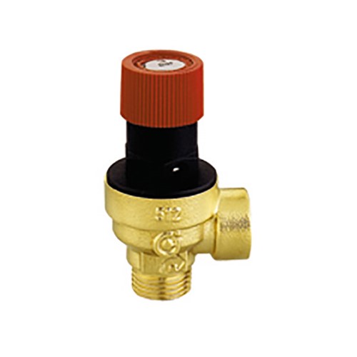Altecnic Caleffi 514 Series 1/2" M x F 3 Bar Safety Pressure Relief Valve - 514430CST