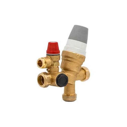 Caleffi 22mm 1 Piece O-Ring Type 3/6 Bar Multibloc - 535001CST