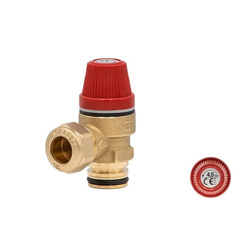 Caleffi Circlip Type 4.5 Bar Pressure Relief Valve - F0000243