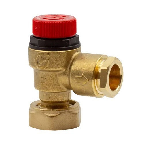 Caleffi Loose Nut 6 Bar Pressure Relief Valve - F0000992