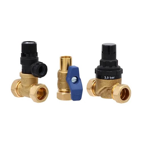 Heatrae Sadia Megaflo HE Multibloc Control Valve with Pressure Relief Valve - 95605894