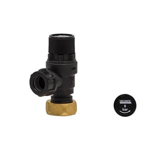 Heatrae Sadia 8 Bar Plastic Body Pressure Relief Valve - 95607028