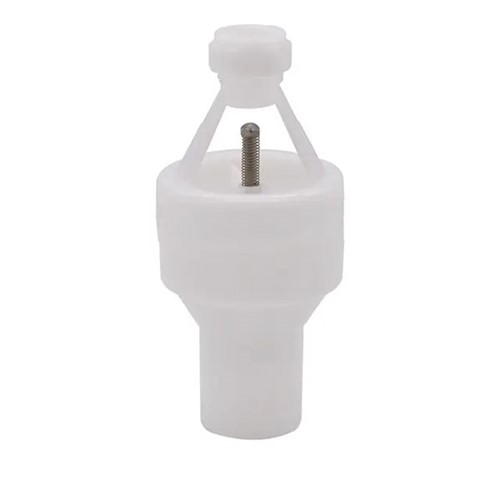 Hotun HHW100C Hiflo 15mm x 32mm 100C Dry Trap Tundish White - 231-597-0002
