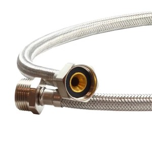 RWC 3/4" M x F 1 metre length Expansion Vessel Hose - HOSE202106