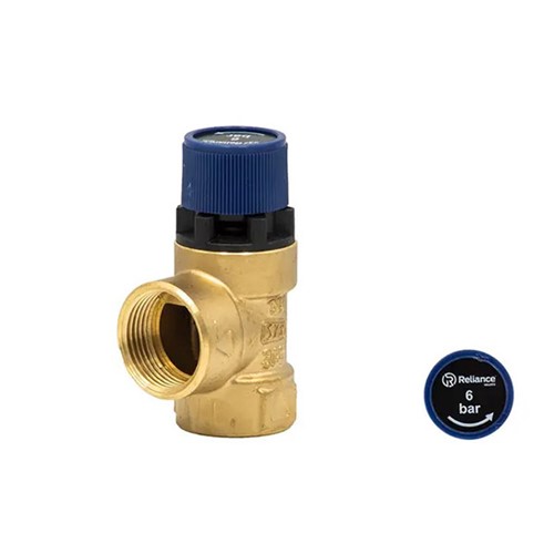 RWC 102 Series 3/4" F x F 6 Bar Pressure Relief Valve - PREL102031