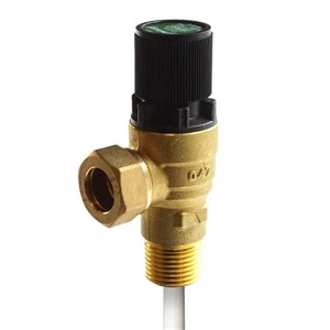 RWC CPT15 1/2" MBSP x 15mm 7 Bar 195mm Pressure & Temperature Relief Valve - PTEM540100