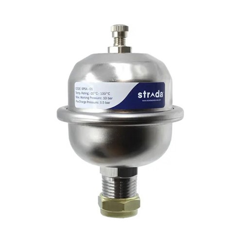 Strada 0.16 litre 1/2" MBSP Shock Arrestor with 15mm Compression Nut - SPSA-02
