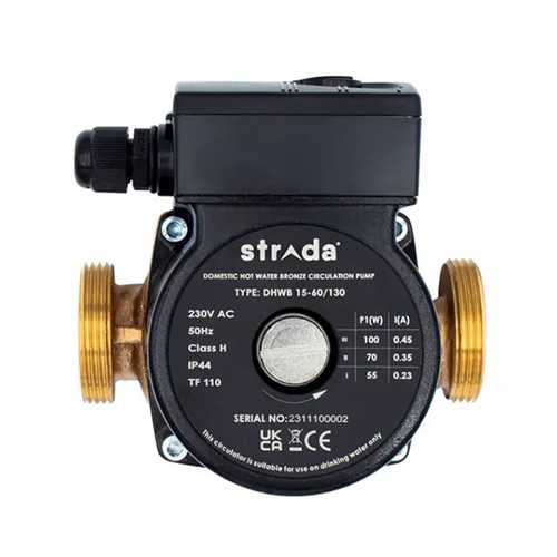 Strada 15-60/130 Bronze Domestic Hot Water Circulation Pump - DHWB15-60/130