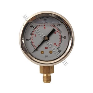 Oil Burner Pressure Test Gauge 20 Bar Glycerine Filled with 1/8" BSP - B122A152J