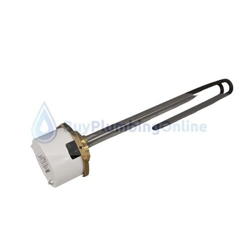 Thermowatt 14" 3kw Incalloy Immersion Heater Element & Thermostat - RTIH34016
