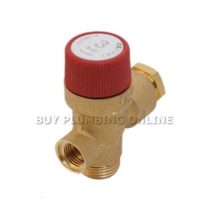 Warmflow 2132 1/2" x 15mm Pressure Relief Valve - 0059202230