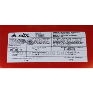 Elbi ERP-320-10 10 Litre Universal Flat Round Boiler Expansion Vessel - 0092000010