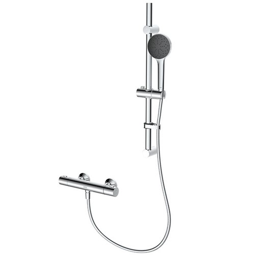 Bristan Velora Bar Mixer Shower and Kit - Chrome