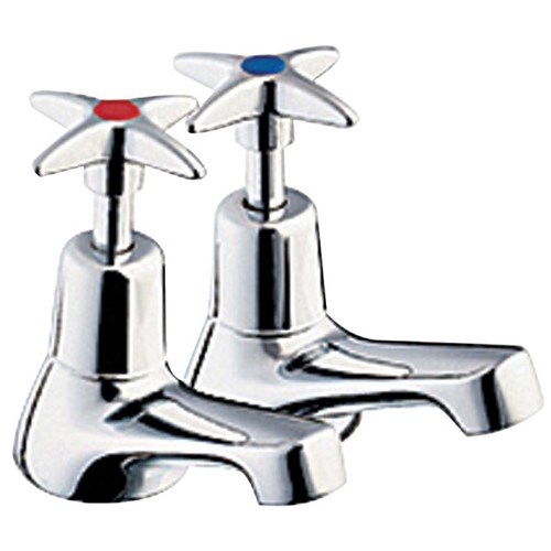 Deva 1/2" Cross Head Basin Taps