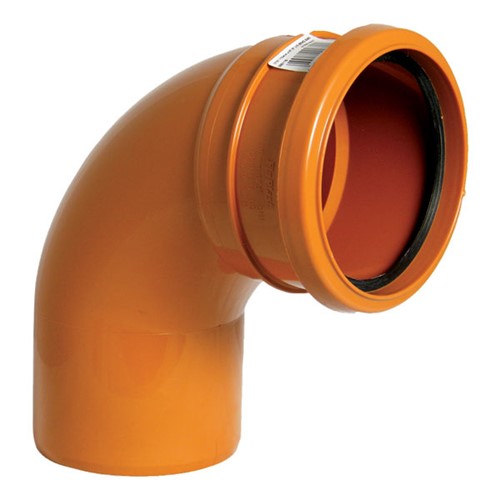 Express Underground Drainage 110mm x 15 Deg Single Socket Bend