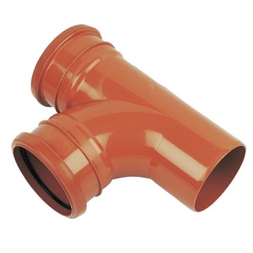 Express Underground Drainage 110mm x 45 Deg Spigot Outlet Branch