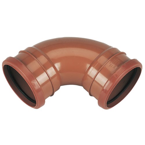 Express Underground Drainage 110mm x 15 Deg Double Socket Bend