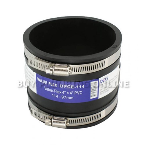 Deks ValueFlex Pipe Connector 114mm - 97mm - DPCE-114